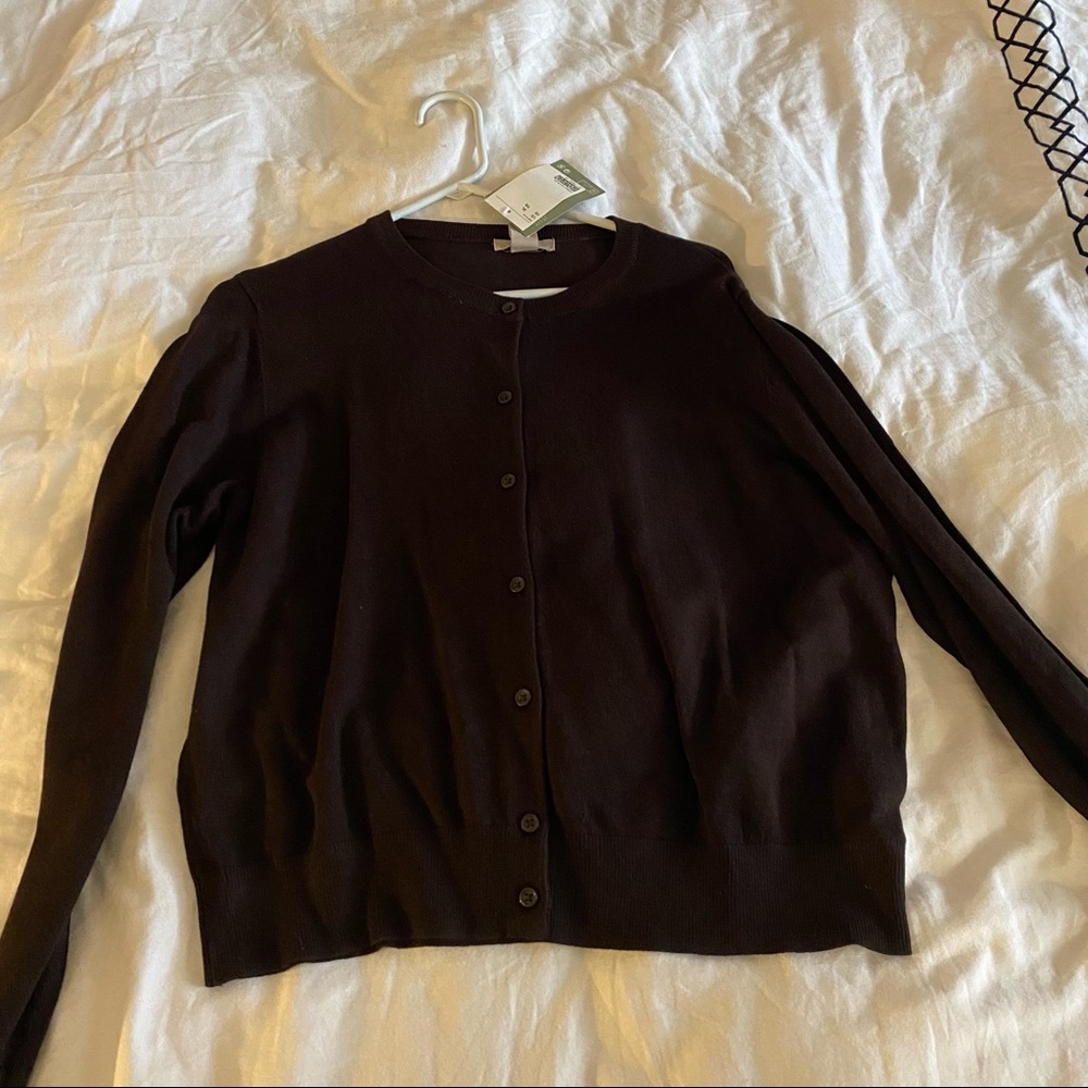 Dark brown cardigan